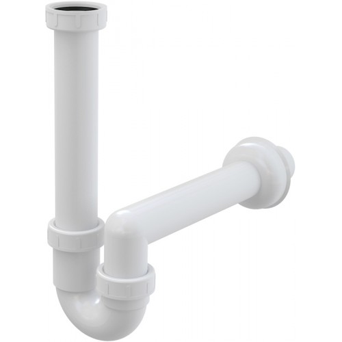 ALCAPLAST Sifón trubkový s prevlečnou maticou 6/4 "A80 O40