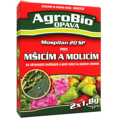 AgroBio MOSPILAN 20 SP proti voškám a molicím, 2x1,8g 001152