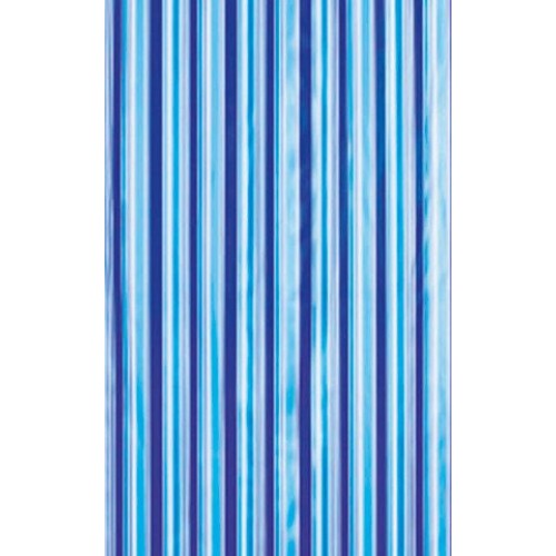 AQUALINE Sprchový záves 180x180cm, modré pruhy, ZV011