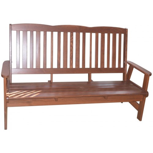 Záhradná lavice ANETA 170x70x110, tmavo hnedá 97/10