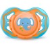 BAYBY BPC 6315 Cumlík ortodontický s krytom 6m +, oranžovomodrý 42002167
