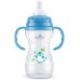BAYBY BFB 6106 Dojčenská fľaša s úchytmi 240ml modrá 6m + 42002146