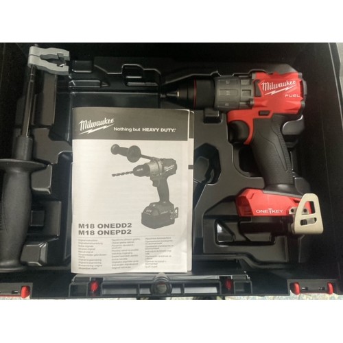 BAZÁR Milwaukee M18 ONEDD2-0X Aku vŕtačka skrutkovač, HD Box 4933464524 PO SERVISE!!