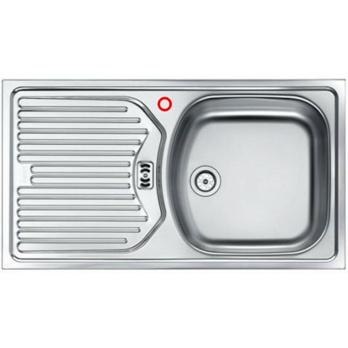 BAZÁR Franke Euroform EFL 614-78, 780x475 mm, nerezový drez, Tkaná štruktúra 101.0286.017