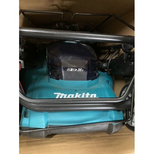 BAZÁR Makita DLM481Z Aku kosačka s pojazdom 480mm Li-ion LXT 2x18V bez aku Z PO SERVISE!!