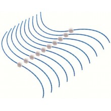 Black & Decker A6489 Náhradná struna 2,4mm pre GL7033 (10ks)