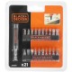 Black & Decker A7074 21-dielna sada bitov + magnetický držiak