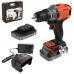 Black & Decker BCD382D2XK Vŕtací skrutkovač (45Nm/18V/2x2,0Ah), kufor