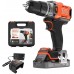 Black & Decker BCD383D1XK Vŕtací skrutkovač s príklepom (45Nm/18V/1x2,0Ah), kufor