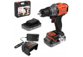 Black & Decker BCD383D2XK Vŕtací skrutkovač s príklepom (45Nm/18V/2x2,0Ah), kufor