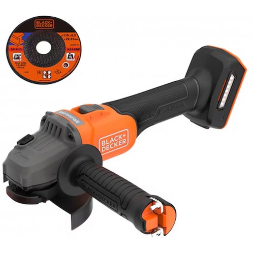 Black & Decker BCG6L8N Akumulátorová bezuhlíková uhlová brúska (18V/bez aku)