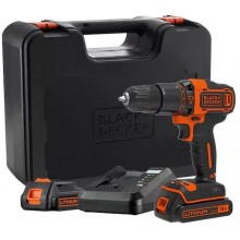 Black & Decker BDCHD18K1B2 Aku príklepová vŕtačka (40Nm/18V/2x2,0Ah), kufor