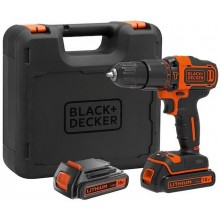 Black & Decker BDCHD18KB Aku príklepová vŕtačka (40Nm/18V/2x1,5Ah), kufor