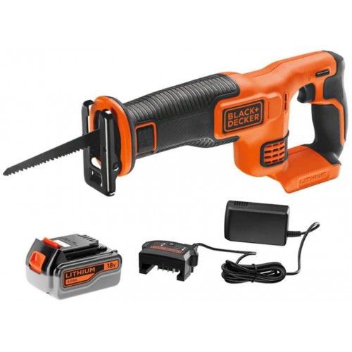 Black & Decker BDCR18M1 Aku mečová píla (18V/1x4,0Ah)