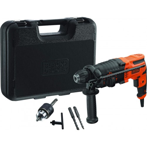 Black & Decker BEHS01K Kombinované vŕtacie kladivo SDS-Plus (1,4J/650W), kufor