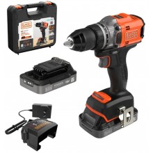 Black & Decker BLD682D2XK Aku bezuhlíkový šroubovák (50Nm/18V/2x2,0Ah), kufr