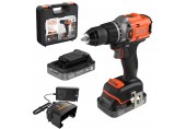 Black & Decker BLD683D2XK Aku bezuhlíková príklepová vŕtačka (50Nm/18V/2x2,0Ah), kufor