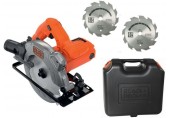 Black & Decker CS1250LKA Elektrická kotúčová píla (190mm/1250W), 2x kotúč a kufor