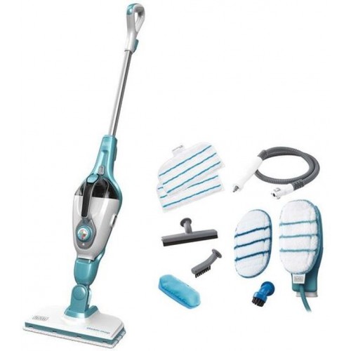 Black & Decker FSMH1351SM Parný mop s ručným parným čističom 9v1 (1300W/0,5L)
