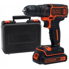 Black & Decker BDCDC18K-QW Aku vŕtačka (1x1,5Ah/18V) kufor