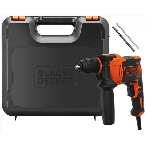 Black & Decker BEH550K Príklepová vŕtačka 550W, kufor