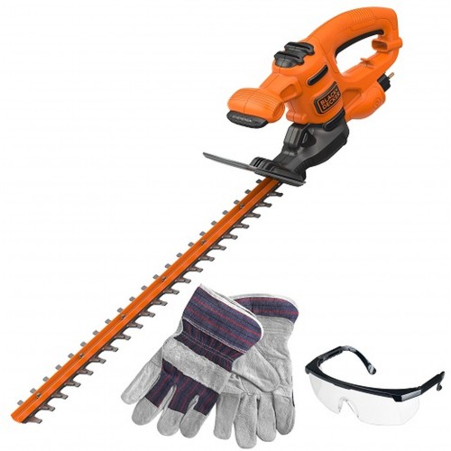 Black & Decker Polotostřih na živé ploty 450 W + okuliare + rukavice BEHT251KIT-QS
