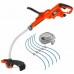 BLACK & DECKER GL7033 Elektrická strunová kosačka 700W, šírka záberu 33cm