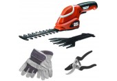Black & Decker GSL700KIT Aku nožnice na trávu a kríky + nožnice a rukavice