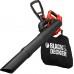 BLACK & DECKER GWC3600LB Aku vysávač lístia 36 V, 218 km / hod, drvenie 7: 1, vak 17l solo