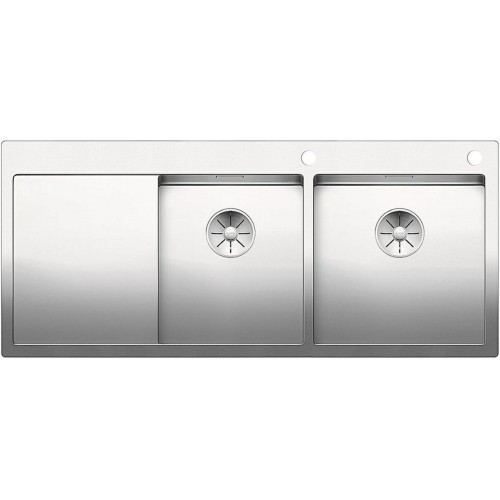 BLANCO CLARON 8 S-IF Infini Nerez hodvábny lesk drez vpravo s tiahlom 521651