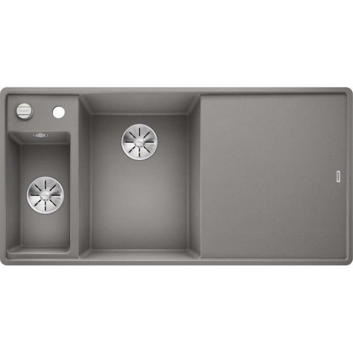 BLANCO AXIA III 6 S-F Infini SILGRANIT aluminium sklen.kráj.deska drez vľavo 524671