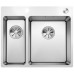 BLANCO ANDANO 340/180 IF / A Infini Nerez hodvábny lesk s excentrom PushControl 525247