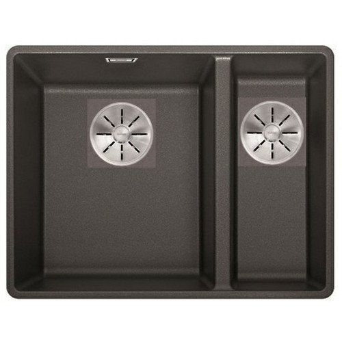 BLANCO SUBLINE 340/160 F Infini SILGRANIT čierna drez vľavo 525984