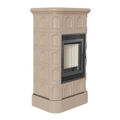 KRATKI BLANKA 8kW kachľová pec, krémová matná