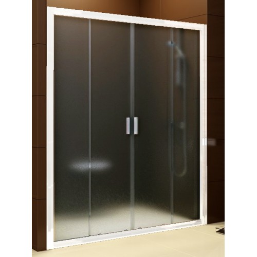 RAVAK Blix BLDP4-190 sprchové dvere posuvné štvordielne, white + Grafit 0YVL0100ZH
