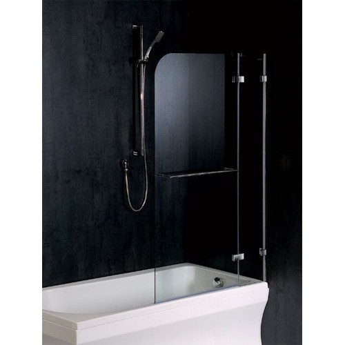 VITRA LINE BN 3715 Vaňová zástena 950mm s pevnou stenou, pravá POLYSAN