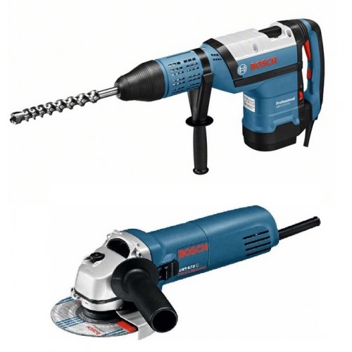 BOSCH GBH 12-52 DV vŕtacie kladivo SDS-Max+Úhlová bruska GWS 850 C, 0615990H2Z BOSCH GBH 12-52 DV vŕtacie kladivo SDS-Max+Úhlová bruska GWS 850 C, 0615990H2Z