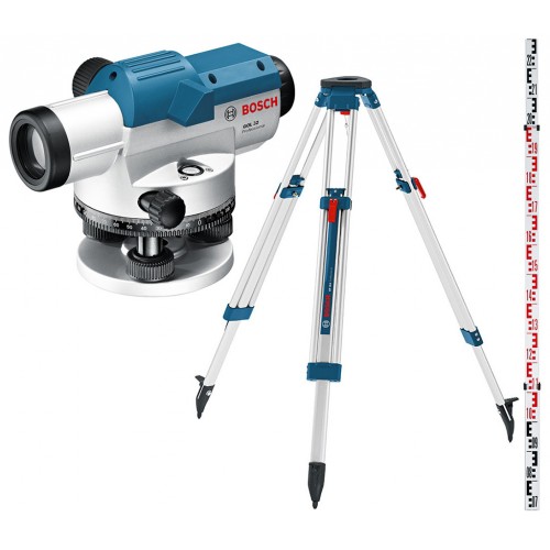 BOSCH GOL 26 D Professional Optický nivelačný prístroj + BT 160 + GR 500, 061599400E