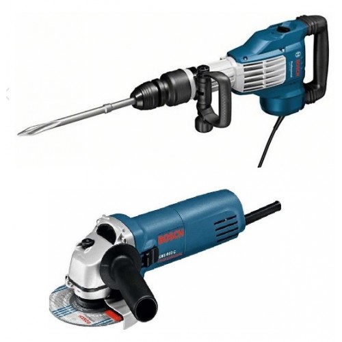 BOSCH GSH 11 VC Sekacie kladivo SDS-MAX+Uhlová brúska GWS 850 C, 0615990H32