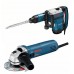 BOSCH GSH 7 VC Sekacie kladivo SDS MAX+Uhlová brúska GWS 850 C 0615990H31