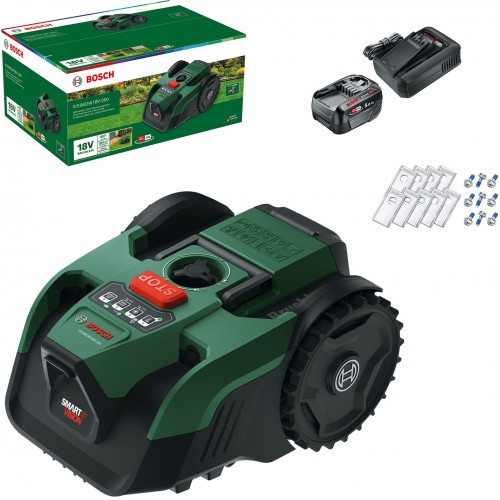 BOSCH VISIMOW18V-200 Aku robotická kosačka na trávu, 1x 5,0Ah, náhradné nože 06008E1102