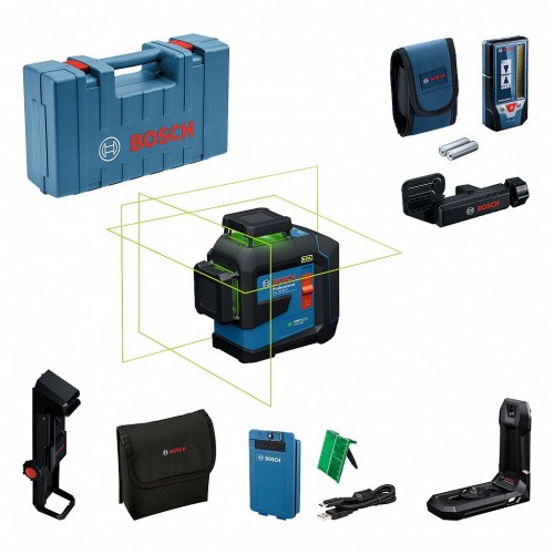 BOSCH GLL 80-33 G PROFESSIONAL Líniový laser, laserový prijímač LR 7, kufor 0601065502