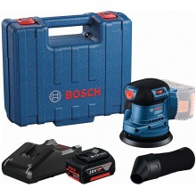 BOSCH GEX 185-LI PROFESSIONAL Excentrická brúska, 1× GBA 18V 4.0Ah, kuft 06013A5021