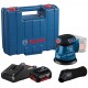 BOSCH GEX 185-LI PROFESSIONAL Excentrická brúska, 1× GBA 18V 4.0Ah, kuft 06013A5021