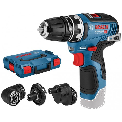 BOSCH GSR 12V-35 FC Akumulátorový vŕtací skrutkovačv, L-BOXX s adaptérom 06019H3003