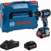 BOSCH GSB 18V-90 C PROFESSIONAL Príklepový vŕtací skrutkovač, 2× 4.0Ah 06019K6103