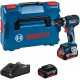 BOSCH GSB 18V-90 C PROFESSIONAL Príklepový vŕtací skrutkovač, 2x 5.0Ah, L-BOXX 06019K6106