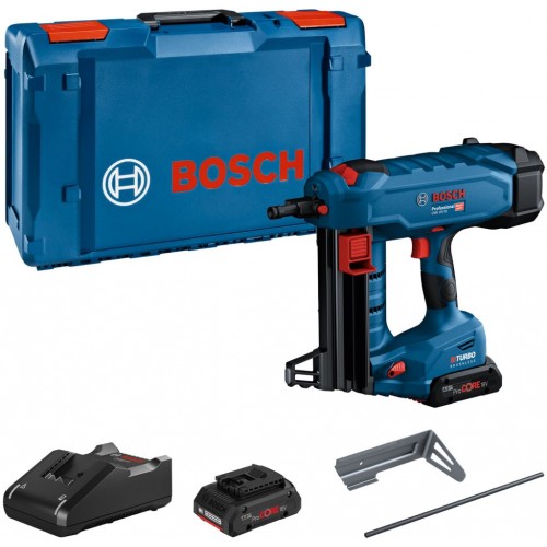 BOSCH GNB 18V-38 PROFESSIONAL Akumulátorová klincovačka do betónu, 2x 4,0 Ah 06019L7002