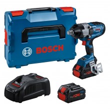 BOSCH GDS 18V-1600 HC PROFESSIONAL Aku rázový uťahovač, L-BOXX, 2x 8,0 Ah 06019M1002