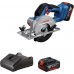 BOSCH GKS 18V-51 PROFESSIONAL Akumulátorová okružná píla 2x 4,0Ah, GAL 18V-20 06019M3122